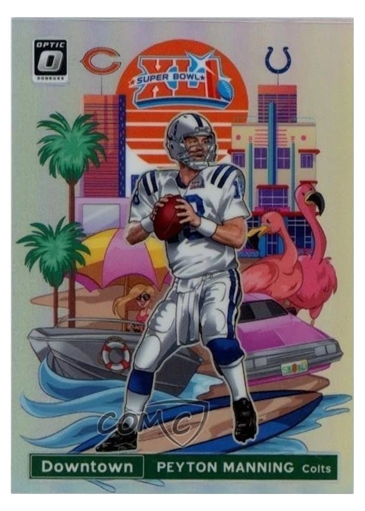 2020 Panini Donruss Optic Downtown Peyton Manning #DT-26 card