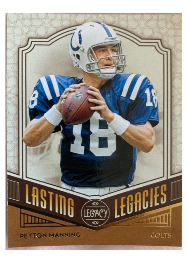 2020 Panini Legacy Lasting Legacies Peyton Manning #LL-PMA card