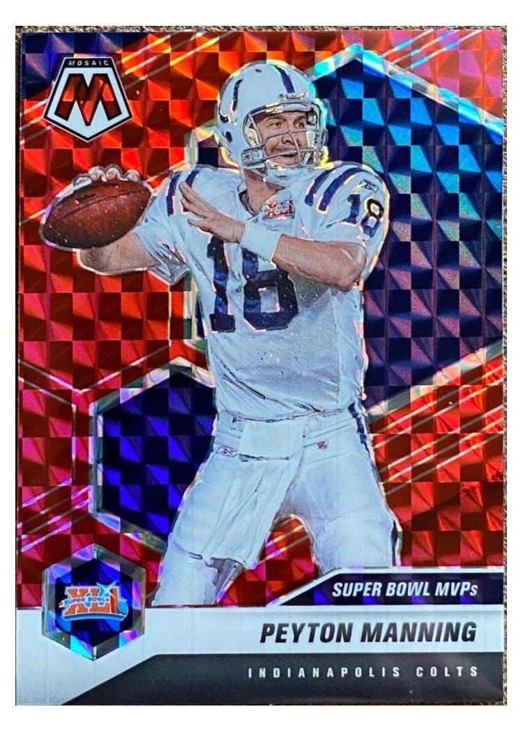 2021 Panini Mosaic Base Set Peyton Manning #287 card