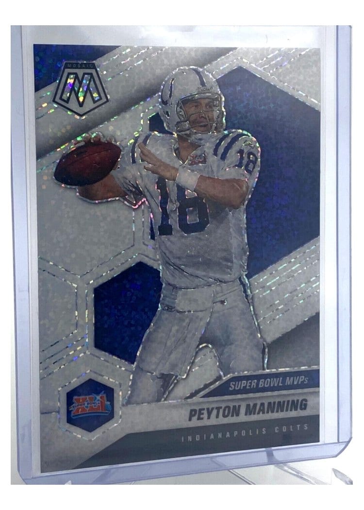 2021 Panini Mosaic Base Set Peyton Manning White Mosaic #287 card
