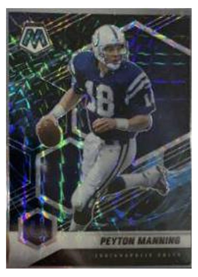 2021 Panini Mosaic Base Set Peyton Manning #91 card