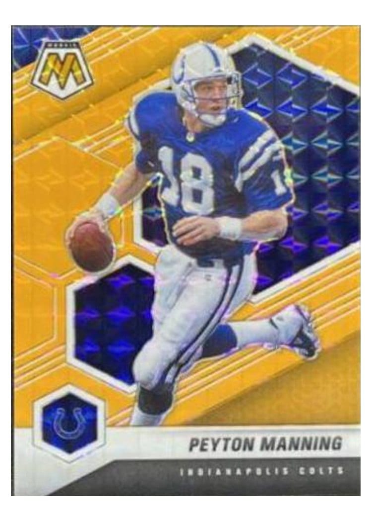 2021 Panini Mosaic Base Set Peyton Manning #91 card