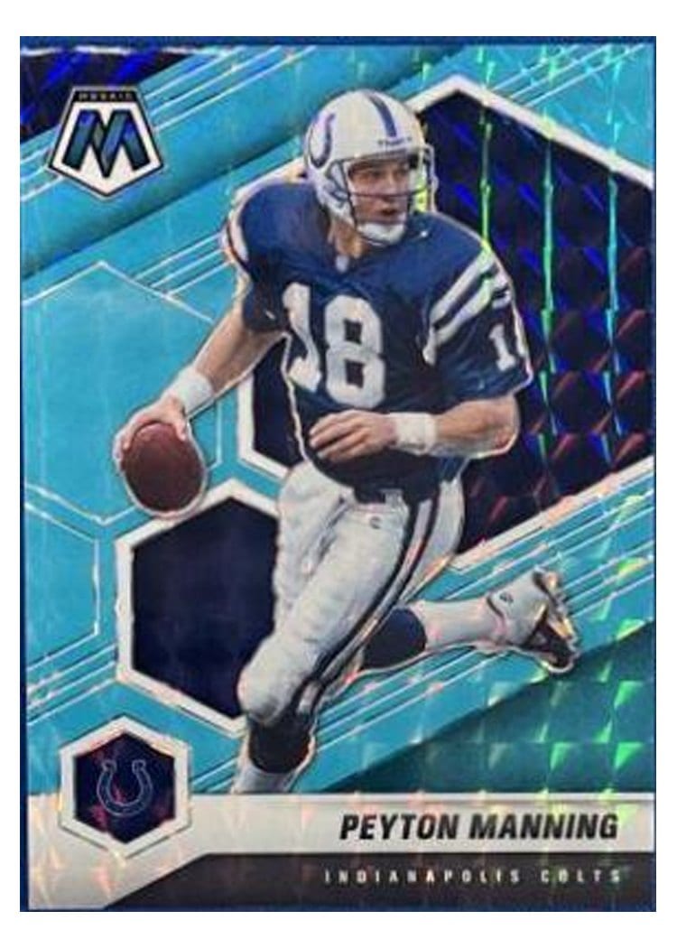 2021 Panini Mosaic Base Set Peyton Manning #91 card