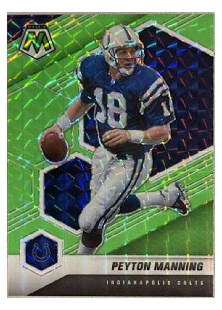 2021 Panini Mosaic Base Set Peyton Manning #91 card