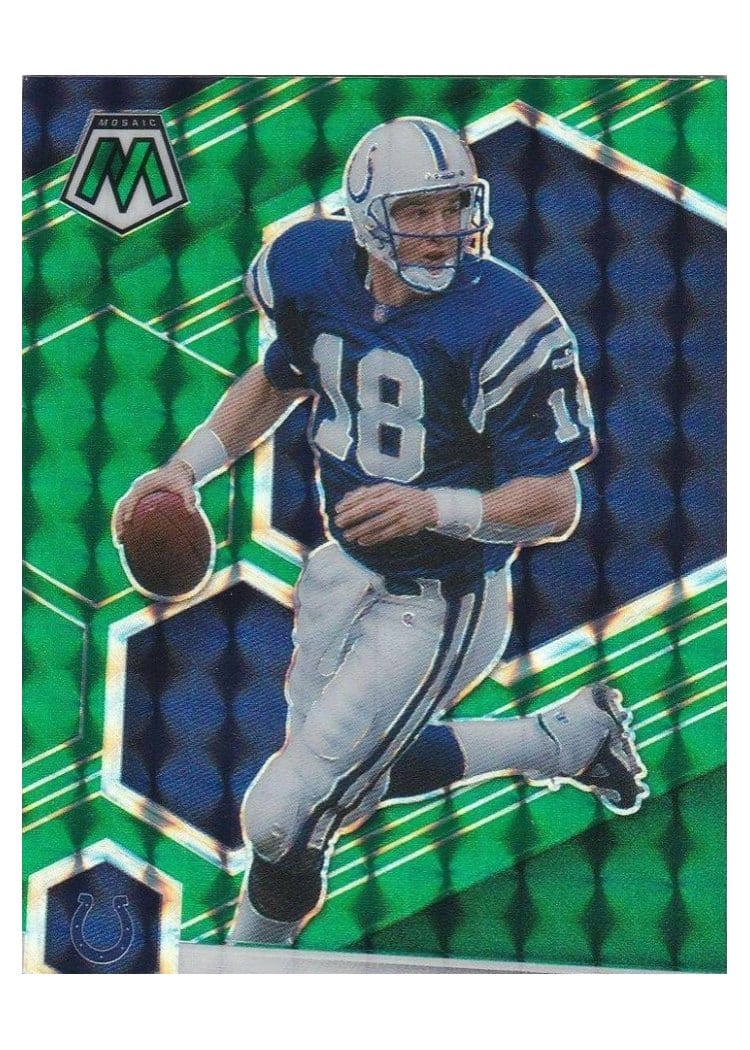 2021 Panini Mosaic Base Set Peyton Manning #91 card