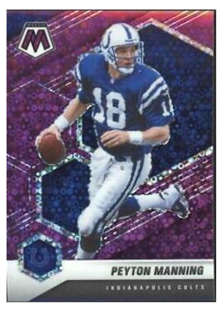 2021 Panini Mosaic Base Set Peyton Manning #91 card