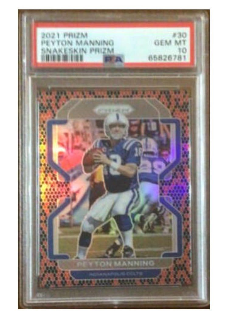 2021 Panini Prizm Base Set Peyton Manning #30 card