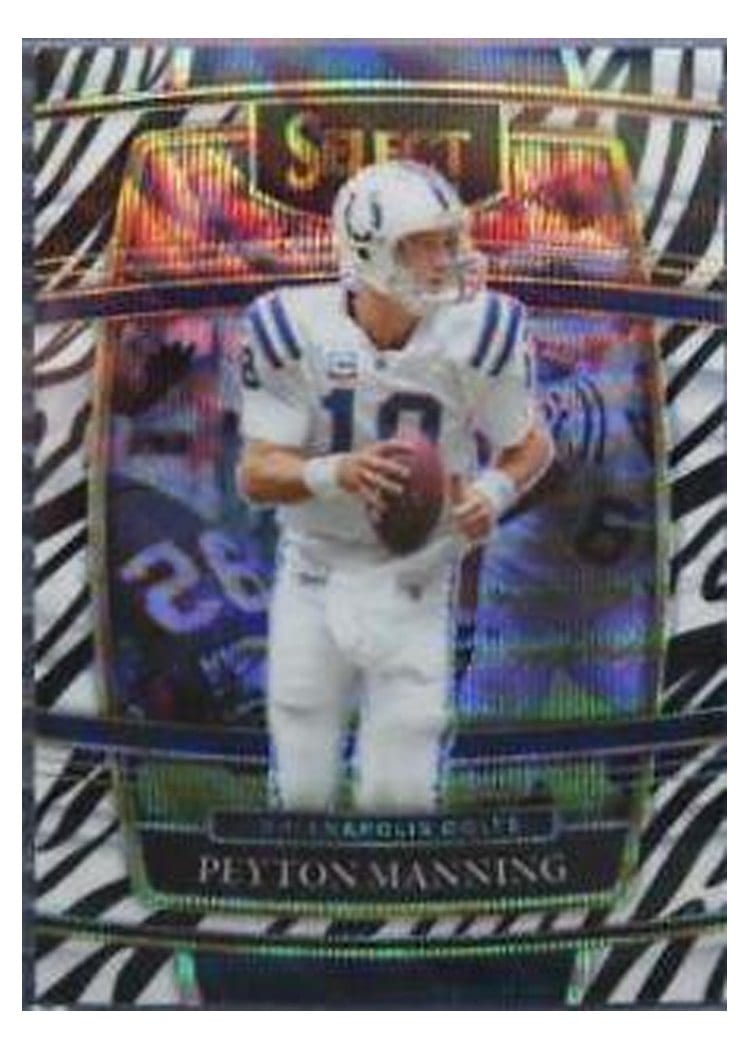 2021 Panini Select Base Set Peyton Manning #35 card