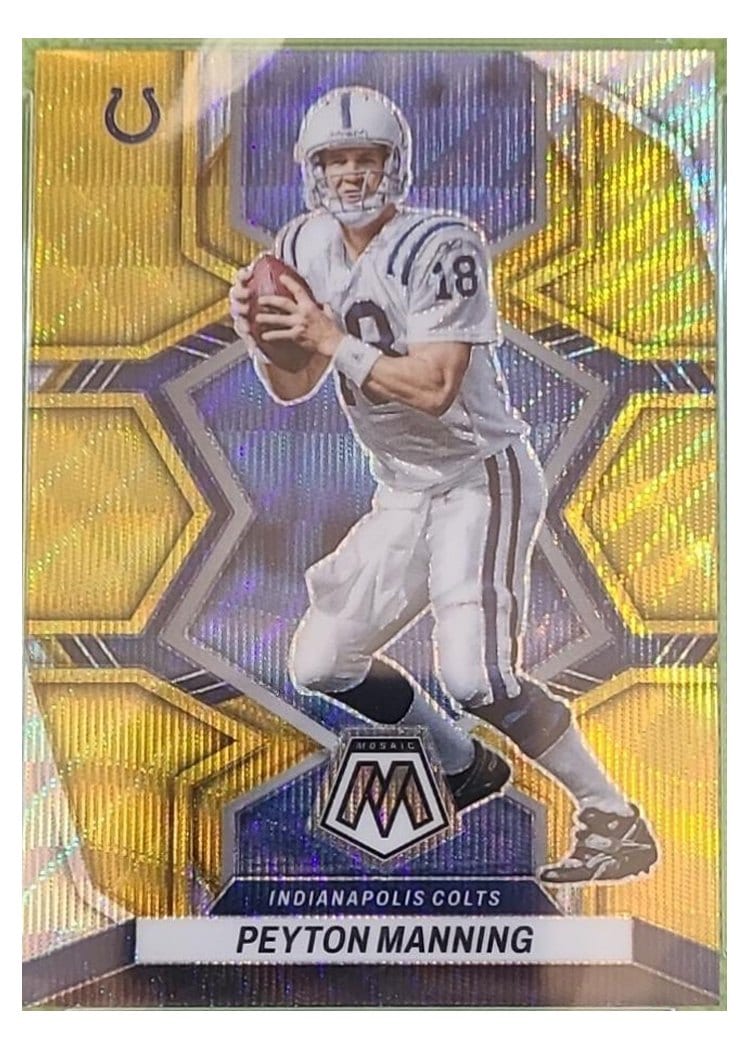 2022 Panini Mosaic Base Set Peyton Manning #87 card