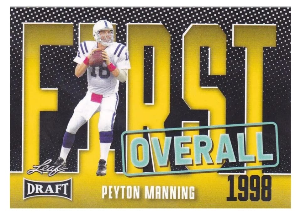2023 Leaf Draft Peyton Manning #8 card