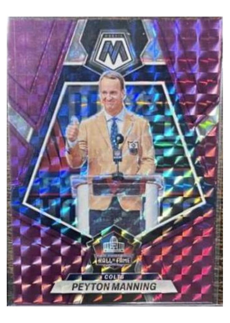 2023 Panini Mosaic Base Set Peyton Manning Purple #274 card