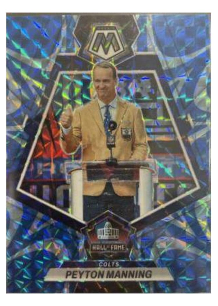 2023 Panini Mosaic Base Set Peyton Manning Reactive Blue #274 card