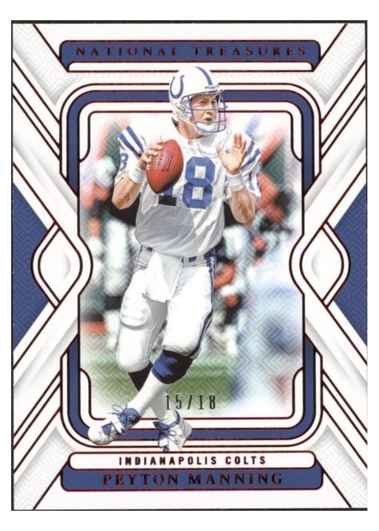 2024 Panini National Treasures Base Set Peyton Manning #44 card