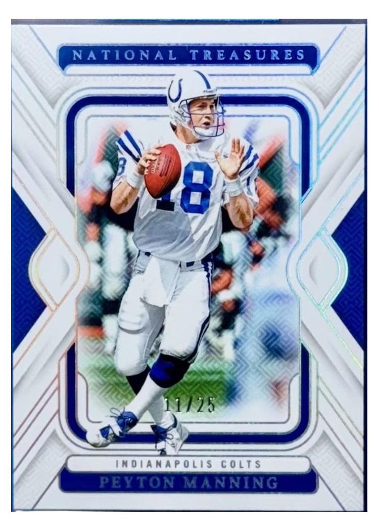 2024 Panini National Treasures Base Set Peyton Manning #44 card