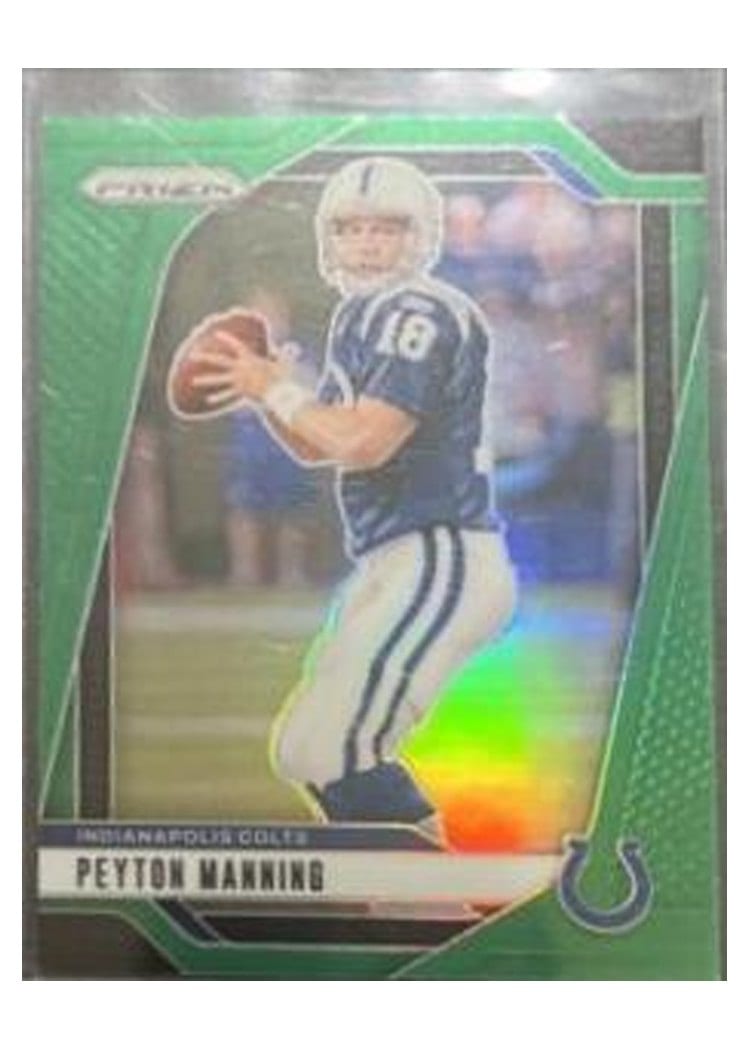 2024 Panini Prizm Base Set Peyton Manning Green #126 card