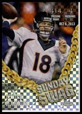 2024 Topps Chrome Sunday Swag Peyton Manning #SS-10 card