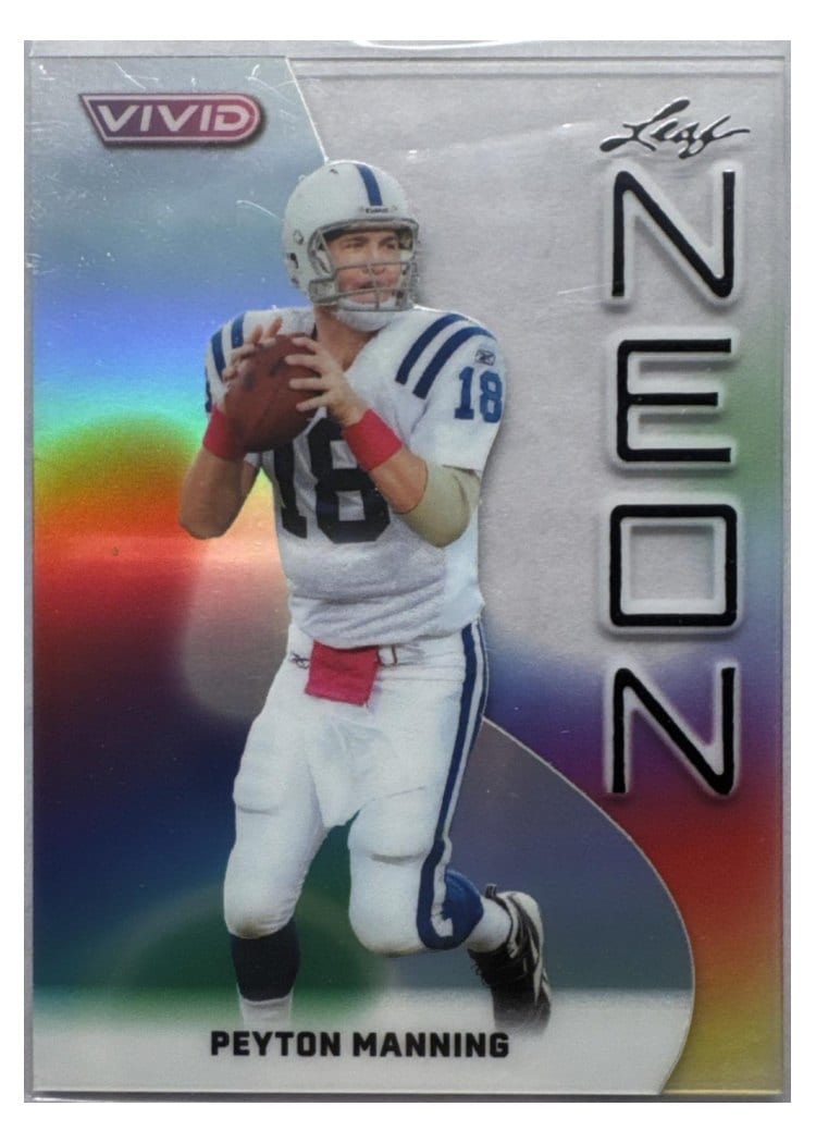 2025 Leaf Vivid Neon Peyton Manning #NB-39 card