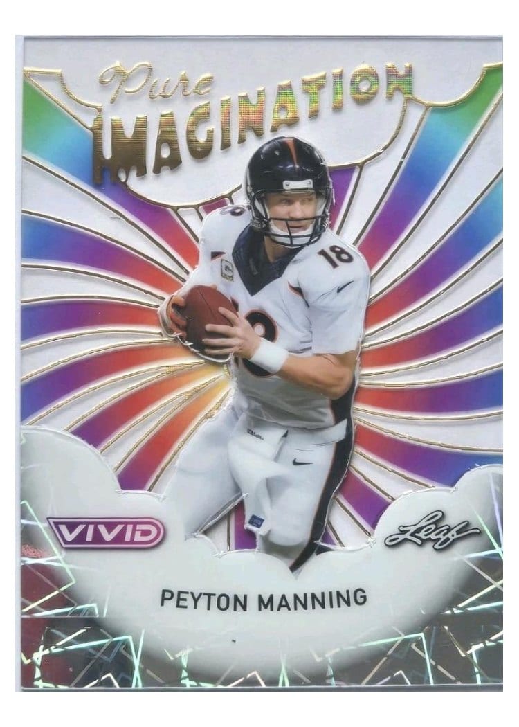2025 Leaf Vivid Pure Imagination Peyton Manning #PB-35 card