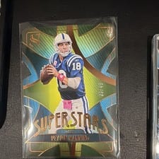 2025 Panini Silhouette Superstars Die Cut Peyton Manning #15