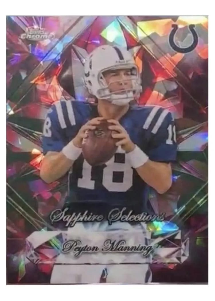 2025 Topps Chrome Sapphire Selections Peyton Manning #SS-13 card