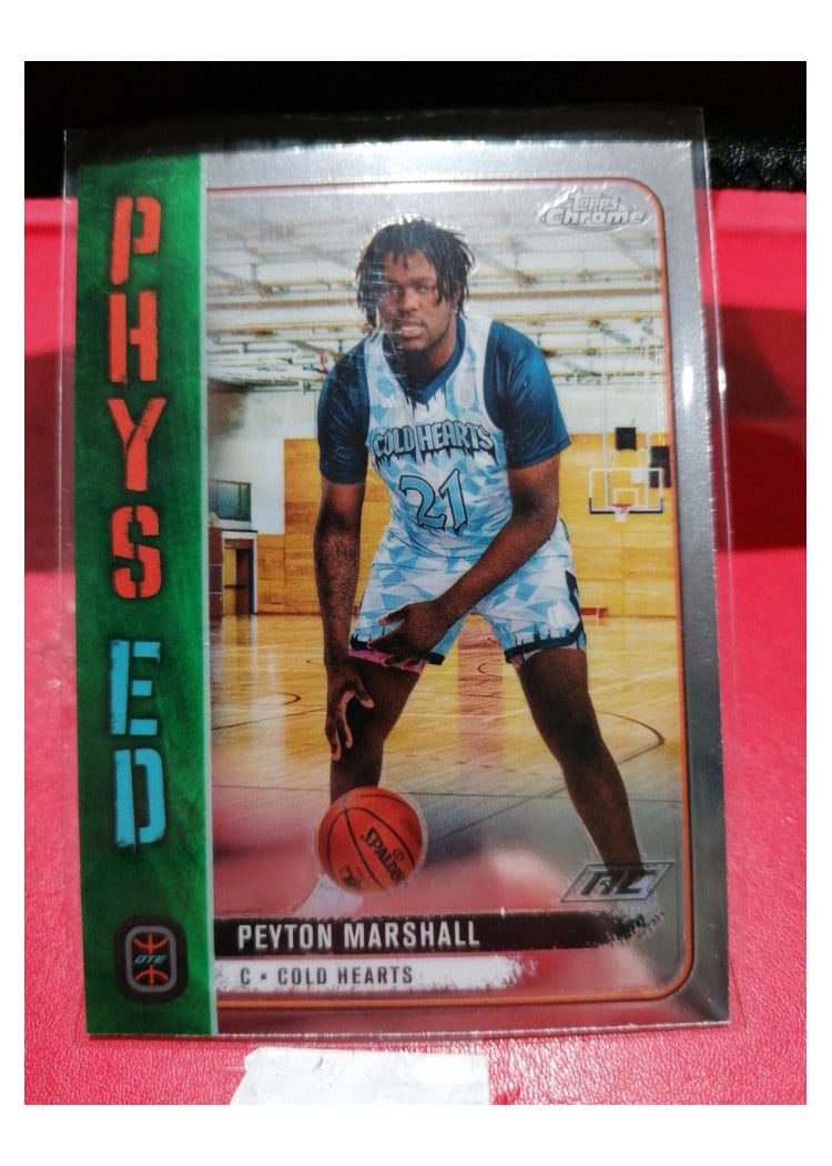 2023-24 Topps Chrome OTE Phys Ed Peyton Marshall #PE-5 card