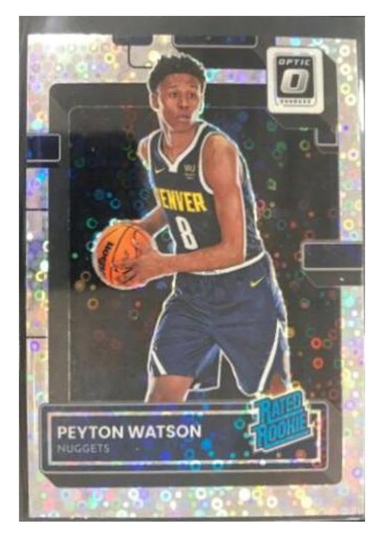 2022-23 Donruss Optic Base Set Peyton Watson #223 card
