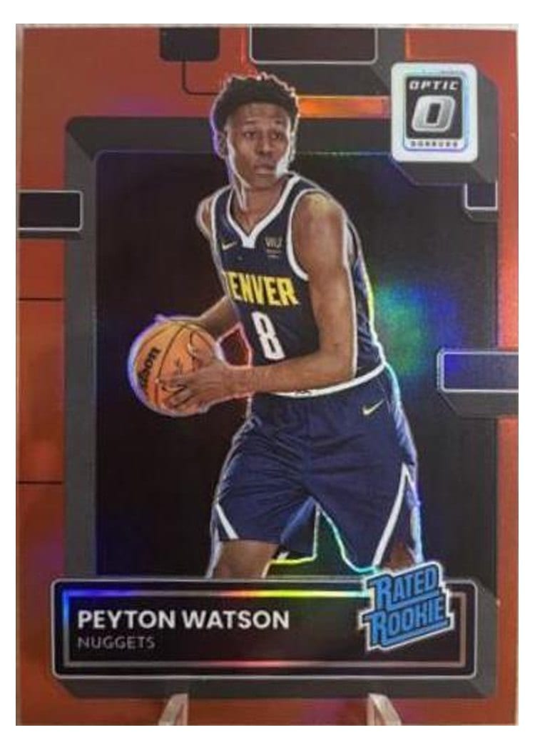 2022-23 Donruss Optic Base Set Peyton Watson #223 card