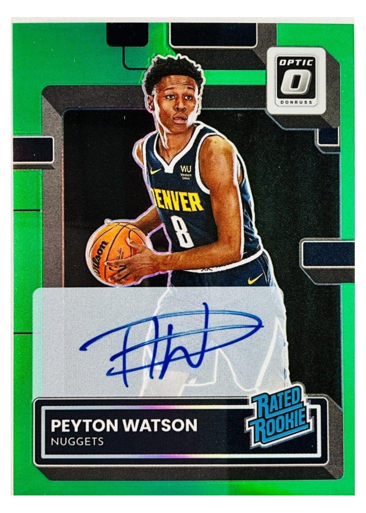 2022-23 Donruss Optic Base Set Peyton Watson #223 card