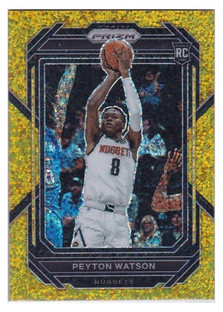 2022-23 Panini Prizm Base Set Peyton Watson #259 card