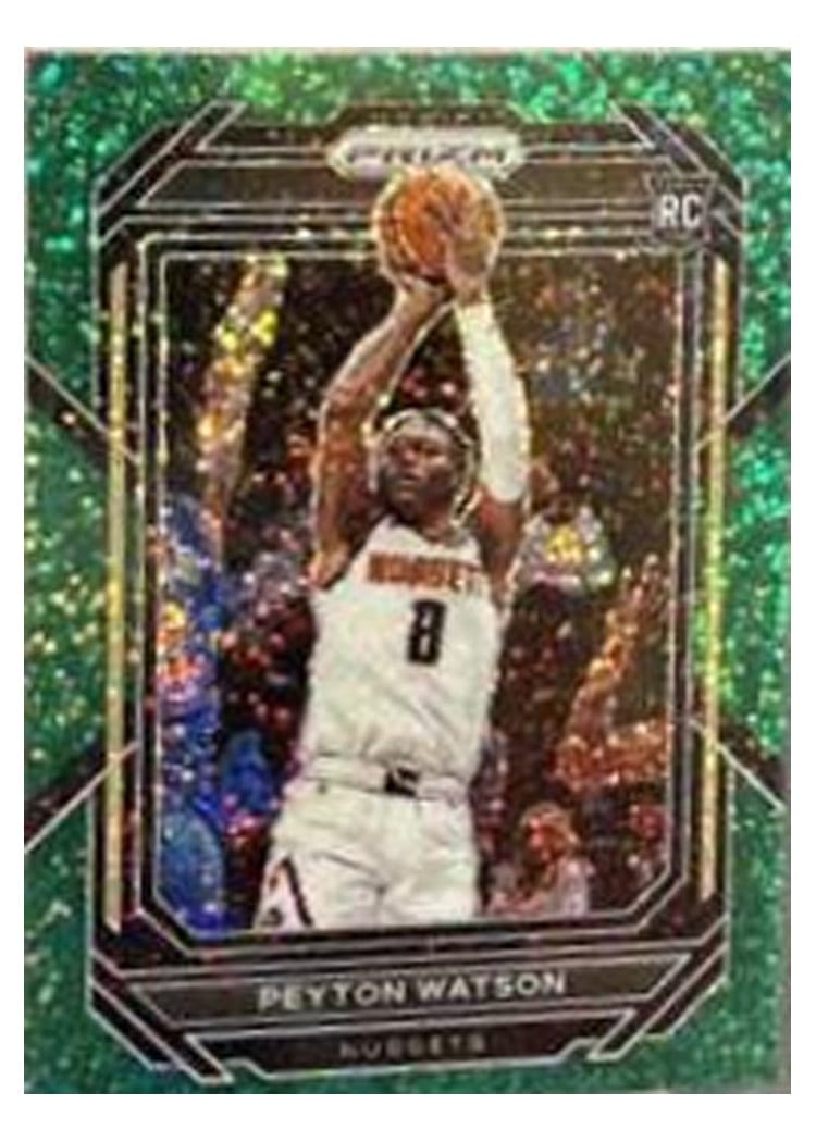 2022-23 Panini Prizm Base Set Peyton Watson #259 card