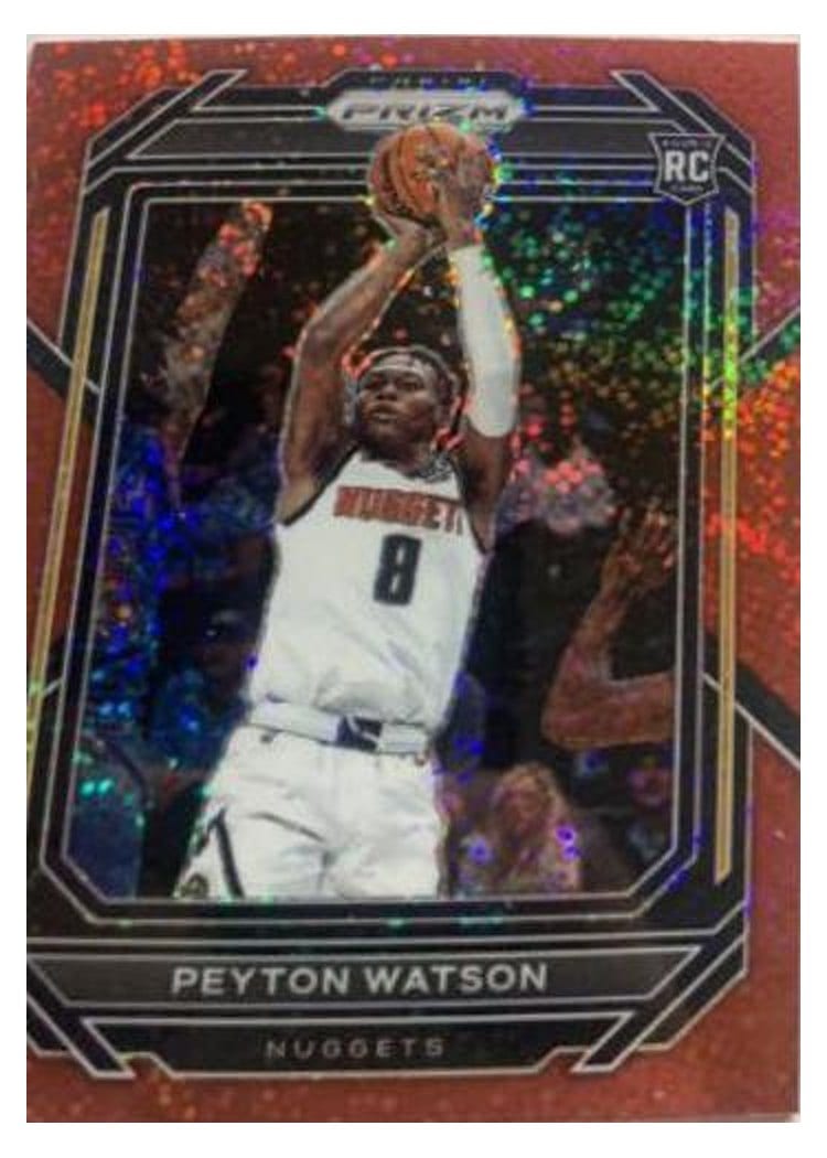 2022-23 Panini Prizm Base Set Peyton Watson #259 card