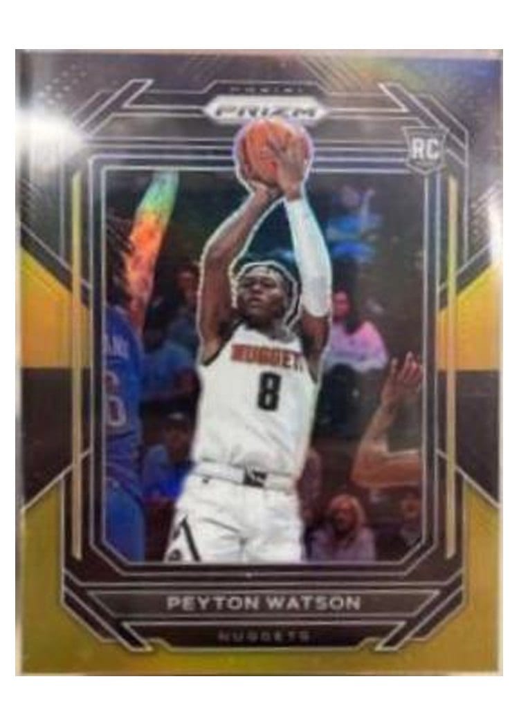 2022-23 Panini Prizm Base Set Peyton Watson #259 card