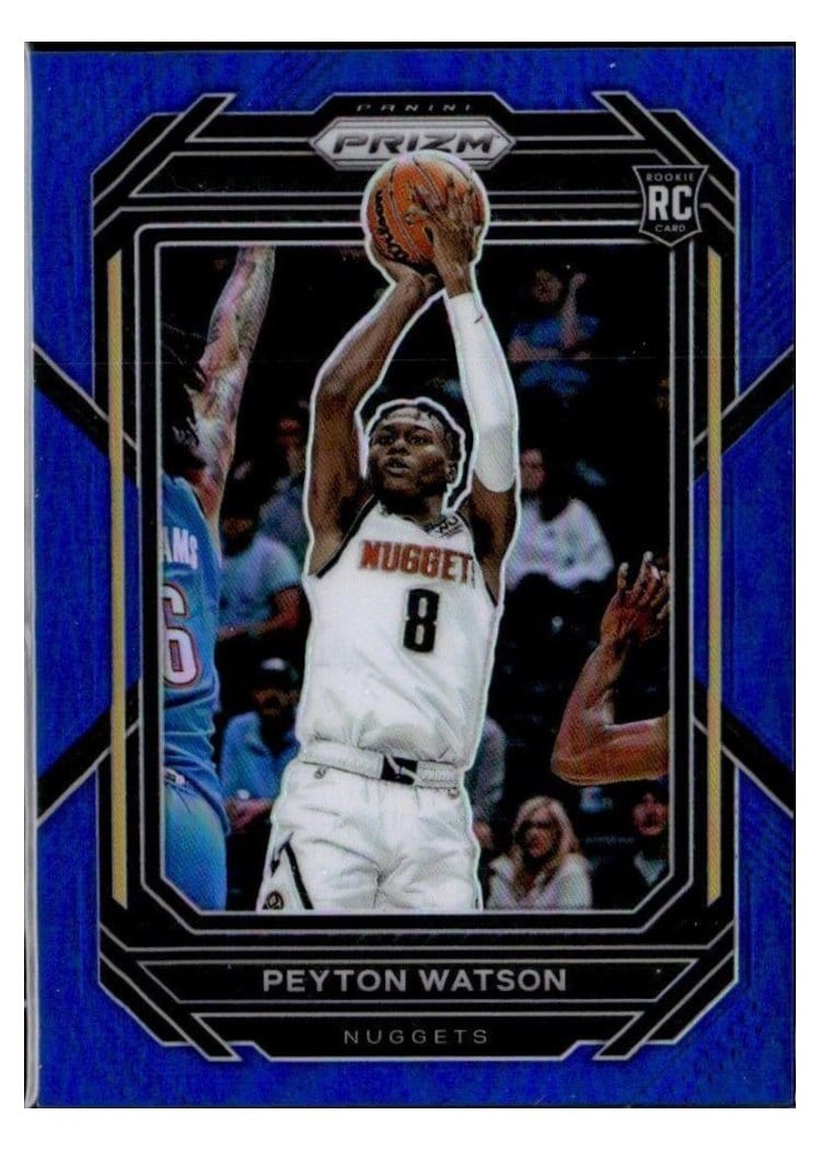 2022-23 Panini Prizm Base Set Peyton Watson #259 card