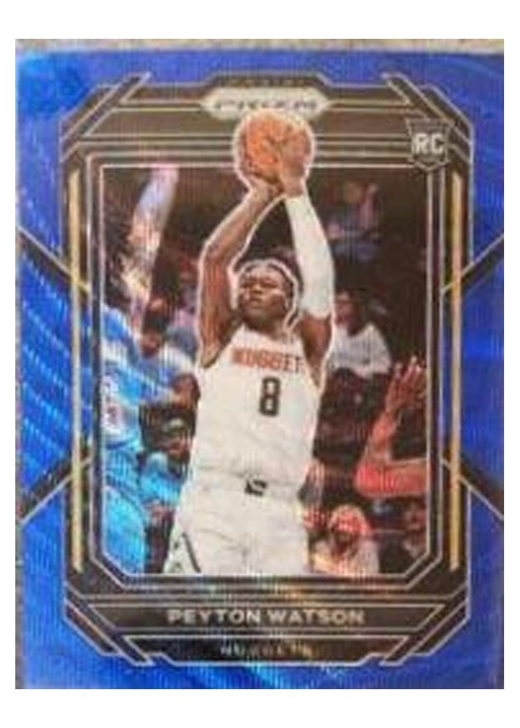 2022-23 Panini Prizm Base Set Peyton Watson #259 card