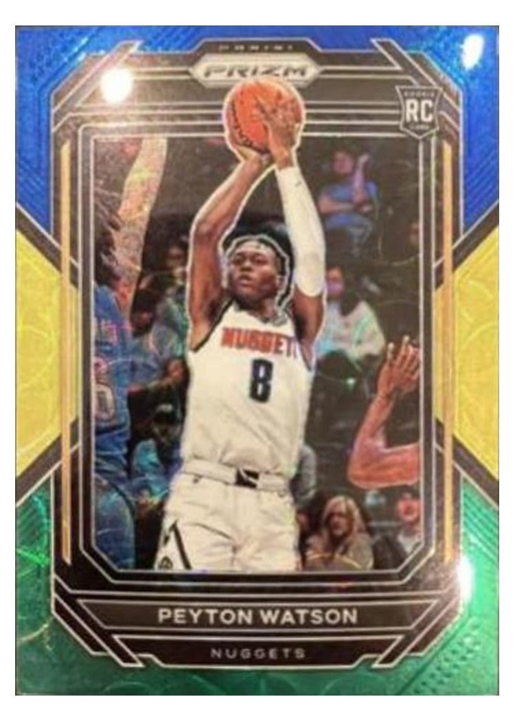 2022-23 Panini Prizm Base Set Peyton Watson #259 card