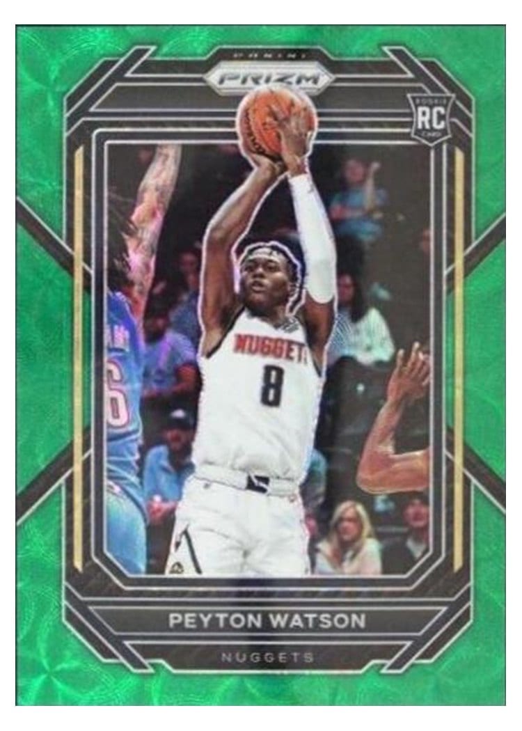 2022-23 Panini Prizm Base Set Peyton Watson #259 card