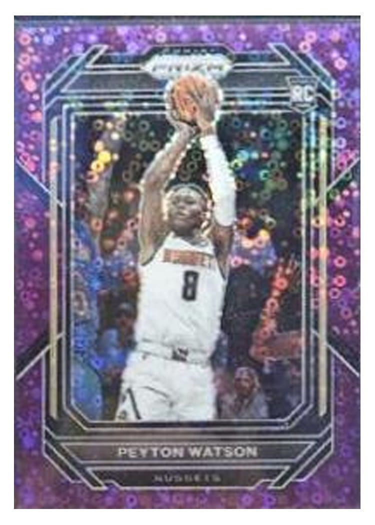 2022-23 Panini Prizm Base Set Peyton Watson #259 card
