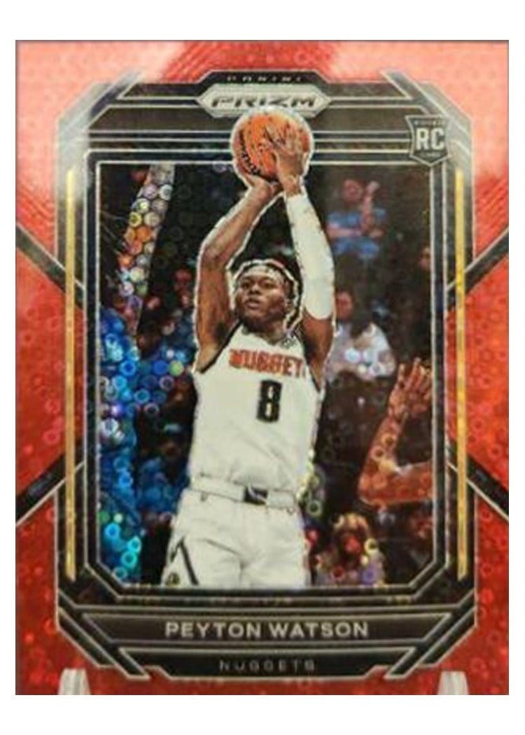2022-23 Panini Prizm Base Set Peyton Watson #259 card