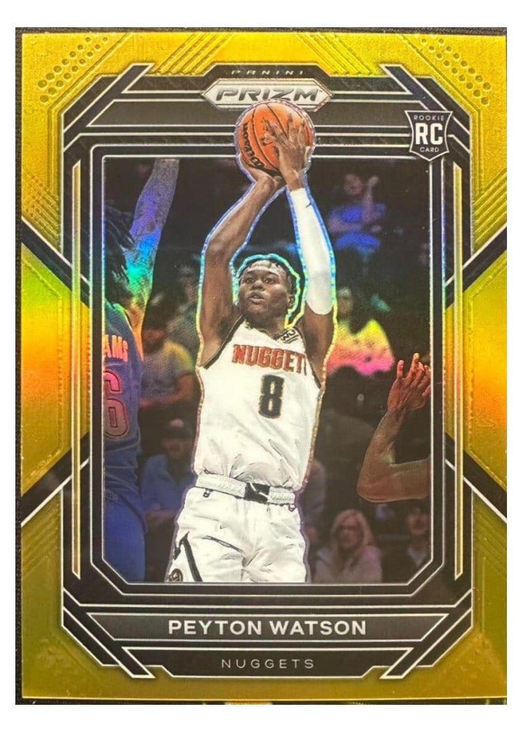 2022-23 Panini Prizm Base Set Peyton Watson #259 card