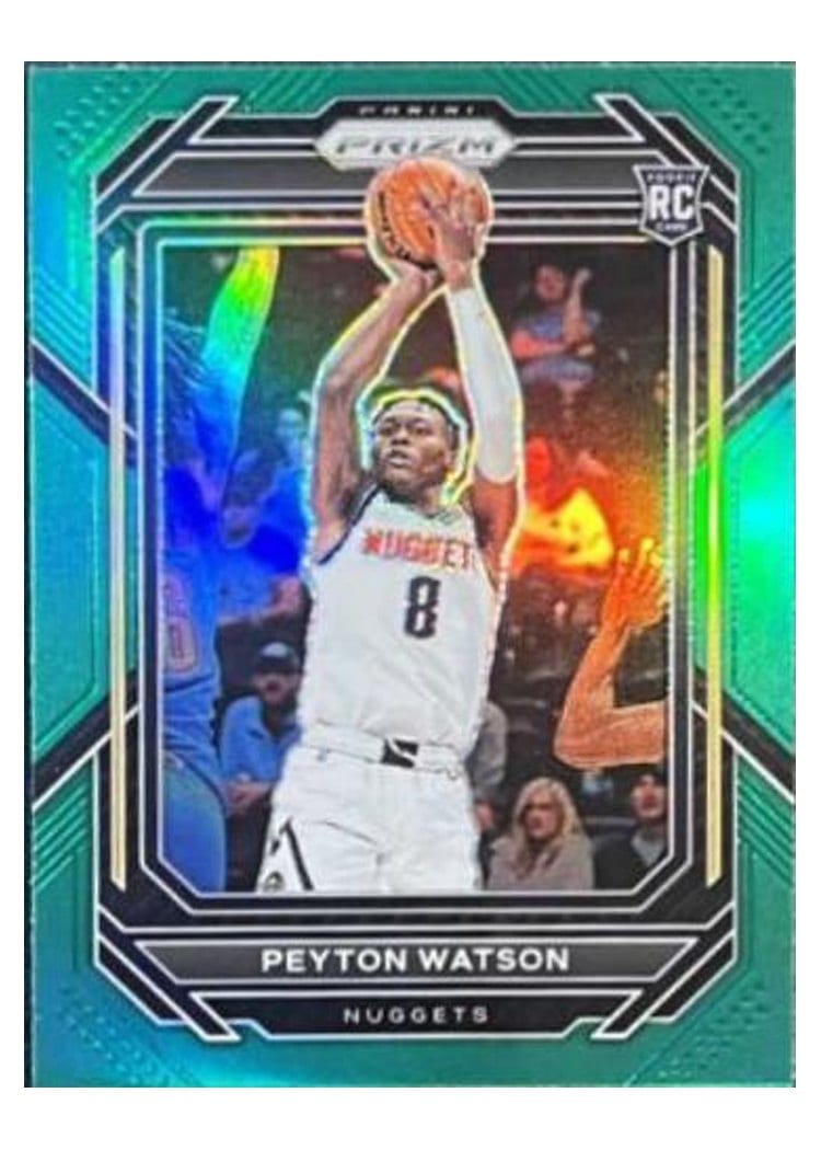 2022-23 Panini Prizm Base Set Peyton Watson #259 card