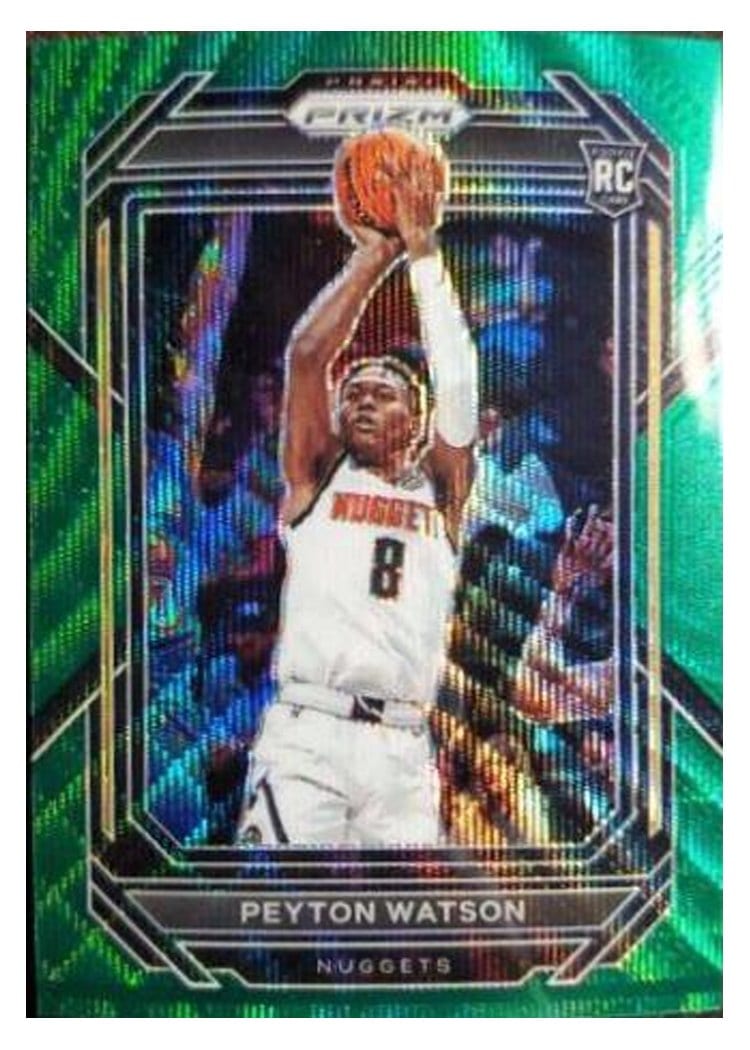 2022-23 Panini Prizm Base Set Peyton Watson #259 card