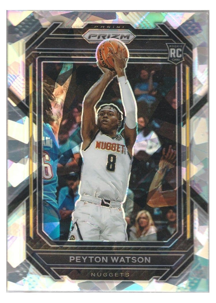 2022-23 Panini Prizm Base Set Peyton Watson #259 card