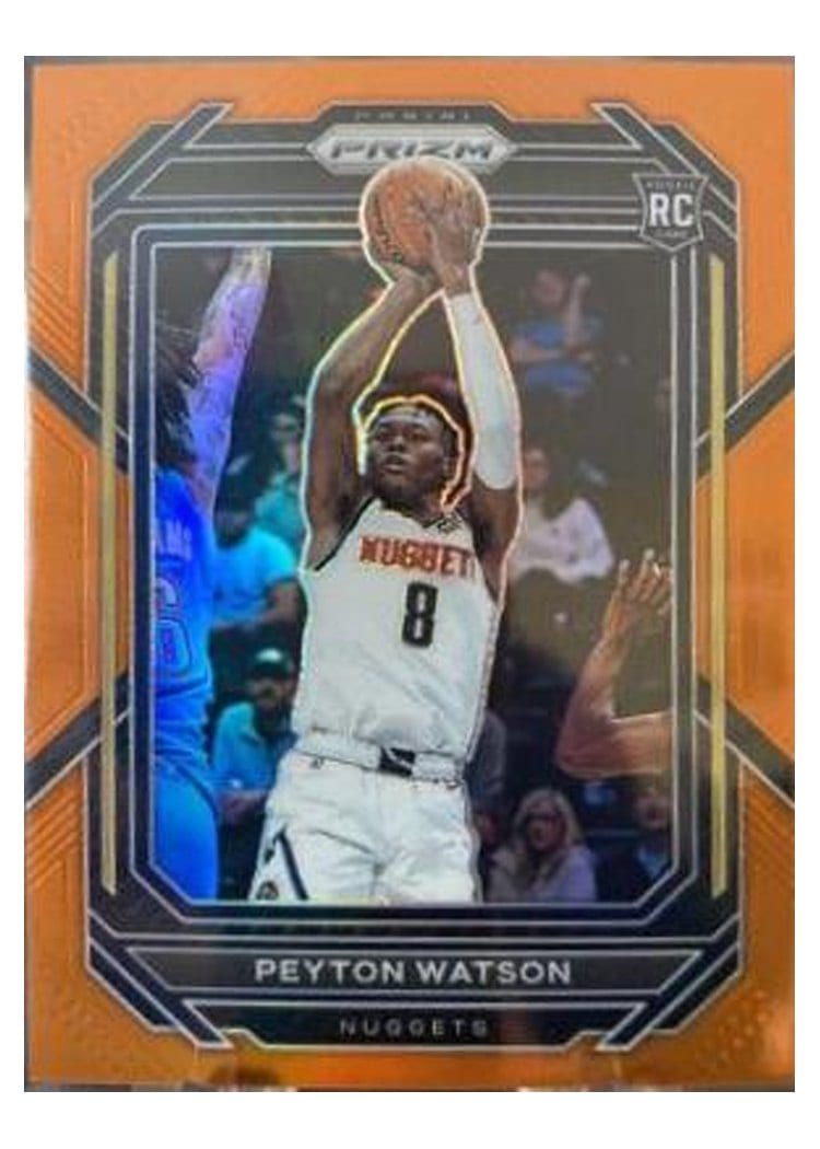 2022-23 Panini Prizm Base Set Peyton Watson #259 card