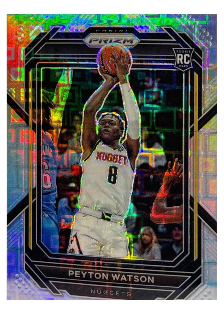 2022-23 Panini Prizm Base Set Peyton Watson #259 card