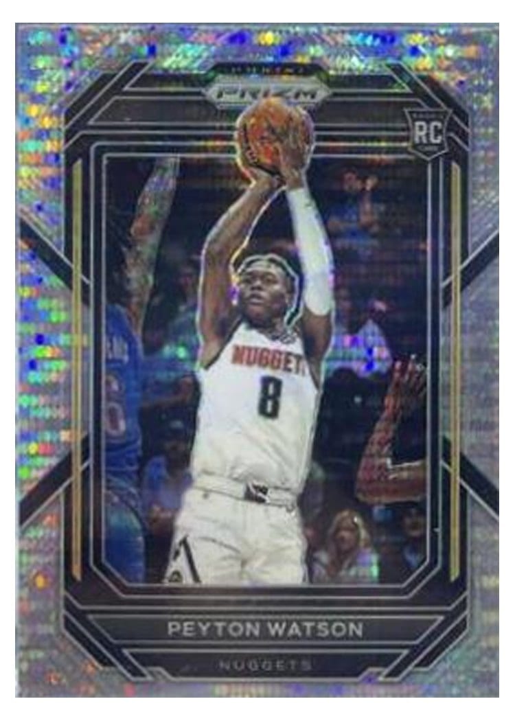 2022-23 Panini Prizm Base Set Peyton Watson #259 card