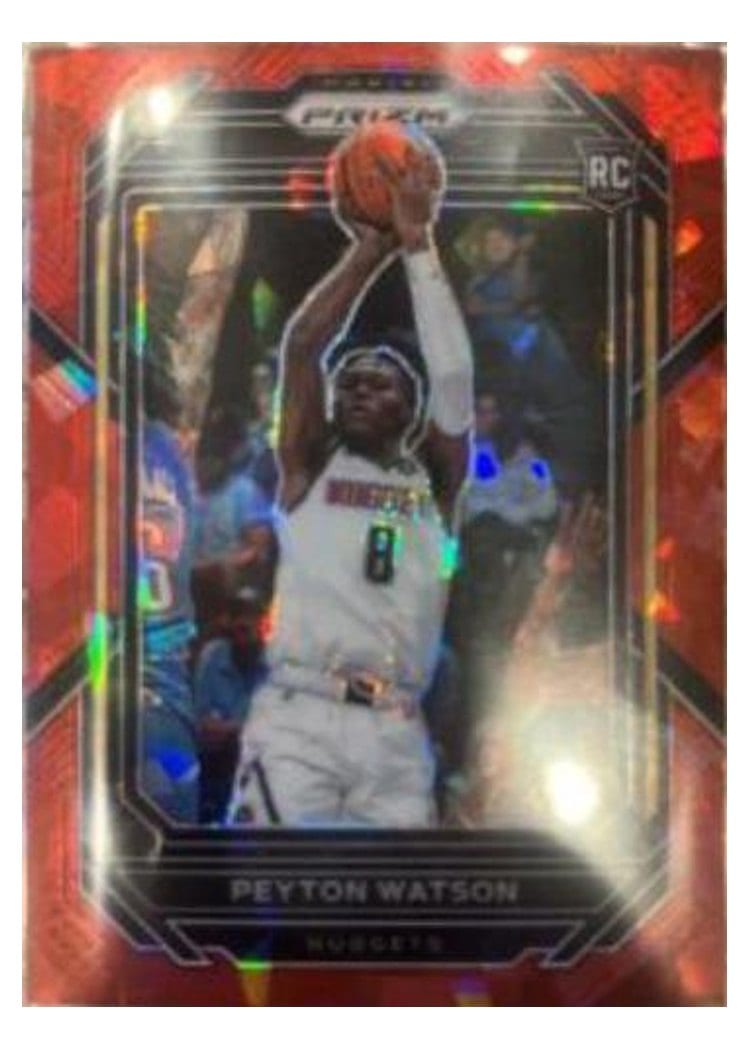 2022-23 Panini Prizm Base Set Peyton Watson #259 card