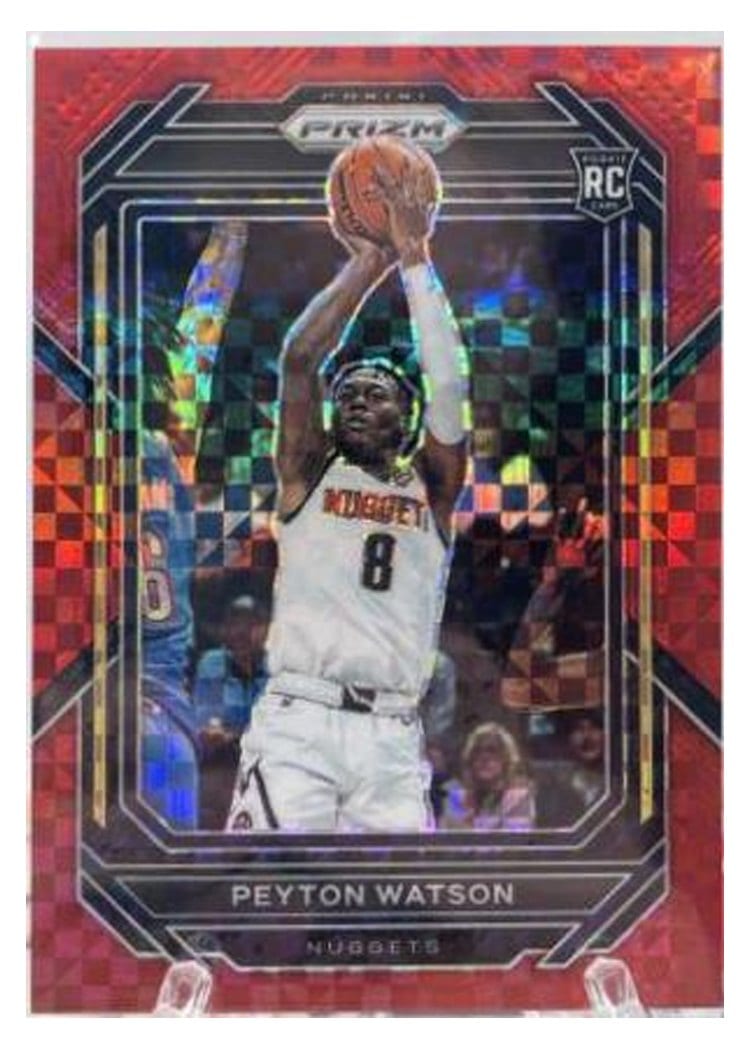 2022-23 Panini Prizm Base Set Peyton Watson #259 card