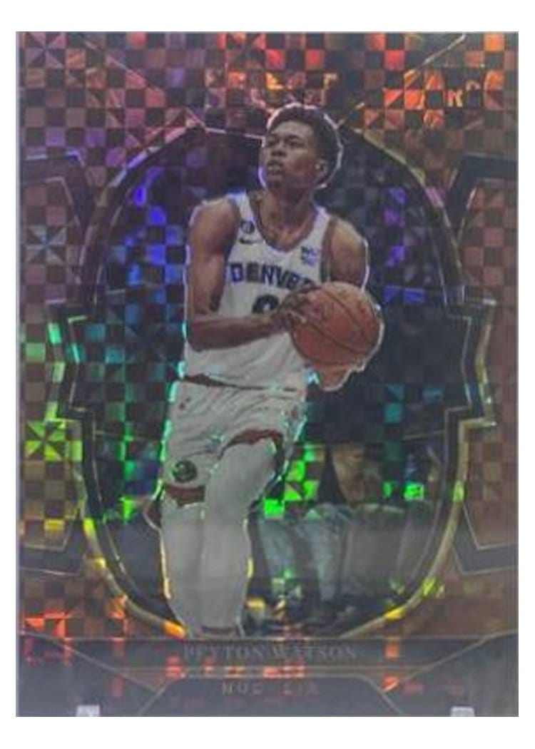 2022-23 Panini Select Base Set Peyton Watson #74 card