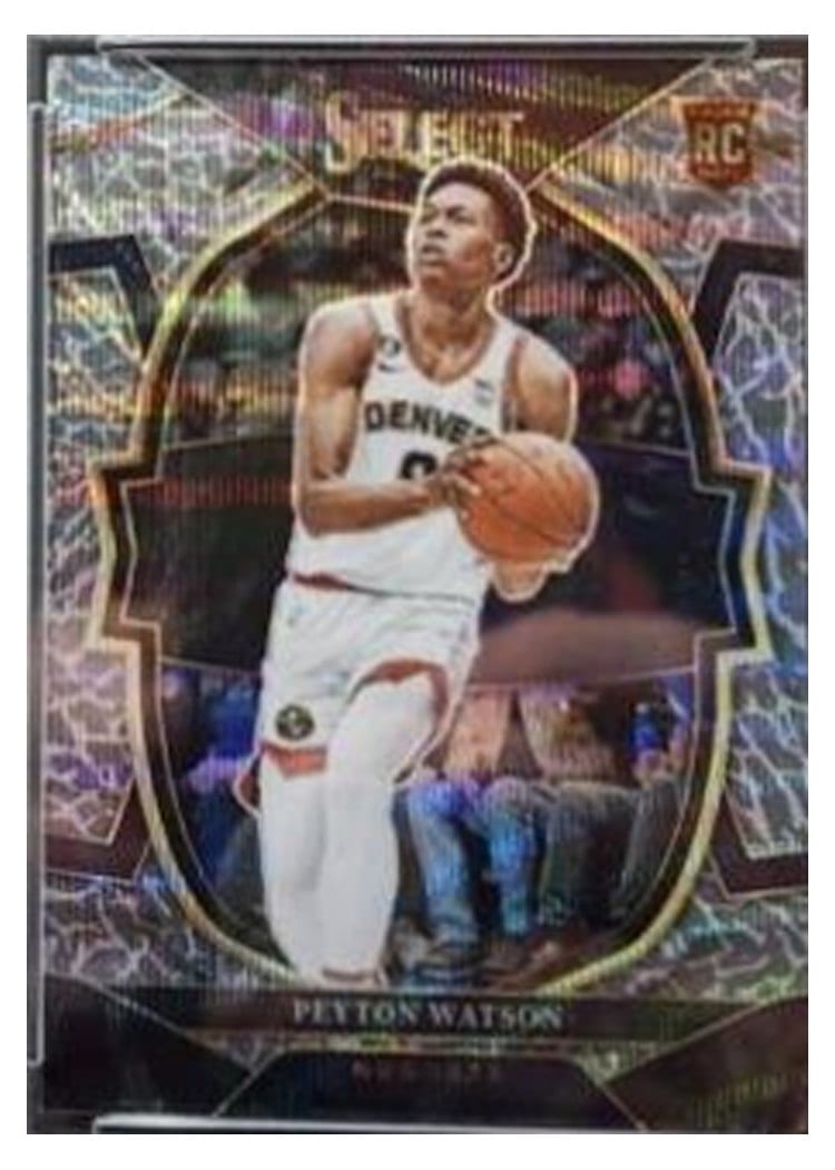 2022-23 Panini Select Base Set Peyton Watson #74 card