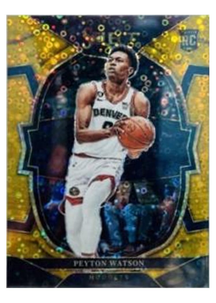 2022-23 Panini Select Base Set Peyton Watson #74 card